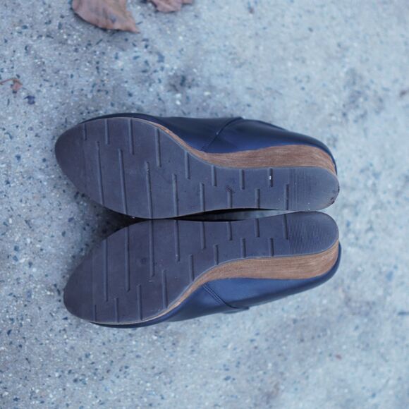 Dr. Scholl’s Harlie Black Wedge Ankle Booties Women’s 11M Side Zip Comfort - Picture 12 of 12